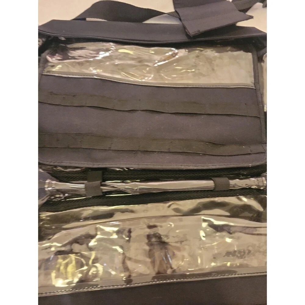 QVC Freedom Bag Toiletries Bag Travel Organizer Black With Shoulder Strap VTG